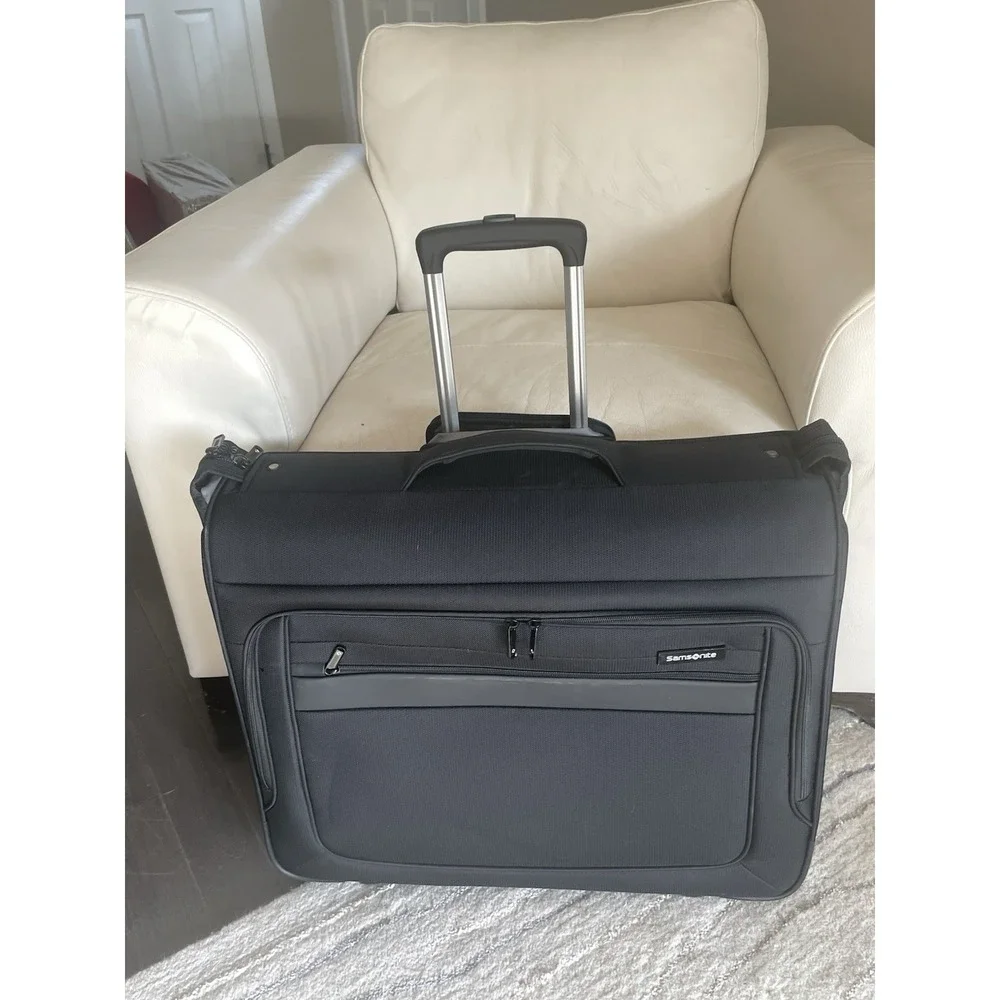 Samsonite Ascella 3.0 Expandable Luggage Garment Bag Suitcase Black Travel